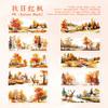 Journal GO 30pcs Beautiful Landscape Sticker Pack Natural Scenery Junk Journal DIY Scrapbooking Collage Planner Stickers