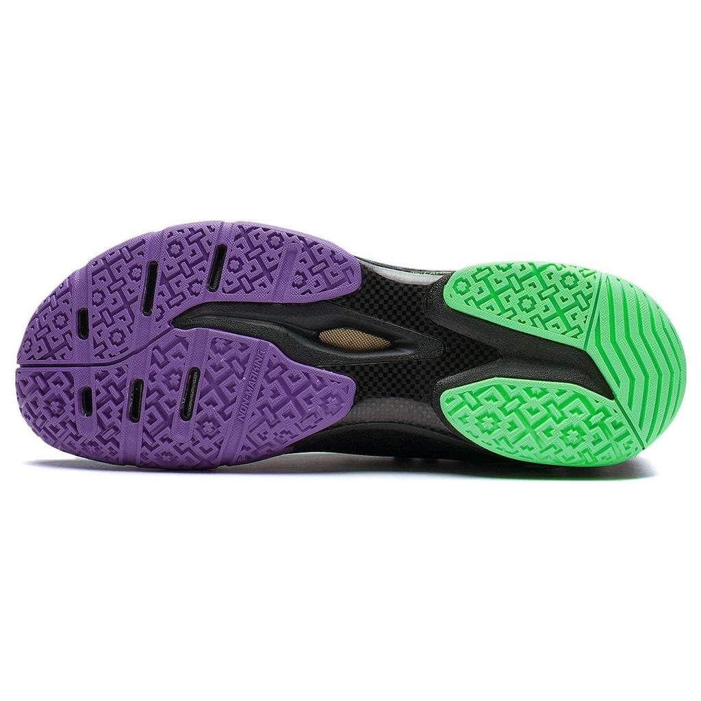 Li Ning Speed Pro Versatile Professional Stable Comfortable Shock Absorbing Durable Low Top Badminton Shoes Unisex Shoes Black Green AYAS012-5