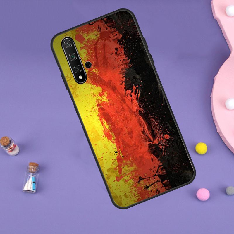 Чехол с флагом Германии и баннером для Huawei Nova 11i 3i 7i 5T 11 9 10 SE Y60 Y61 Y70 Y90 Y91 P20 P40 Lite P30 Pro Cover