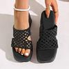 Fashion 2024 New Women Trend Walking Comfortable Shoes Summer Chunky High Heel Platform Open Toe Casual Fashion Sandals Shoes for Women