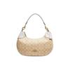 New Hobo Canvas With Leather Shoulder Bag, Handbag, Shoulder Bag Women's Khaki CI791-IMDQC