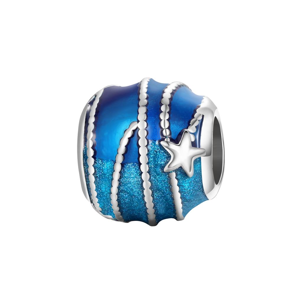 Сияющие Медные Подвески-Звезды Космос Астронавт Морская Звезда Бусины Подвеска Подходит для Оригинальных Браслетов Ожерелий DIY Ювелирное Изделие Подарок