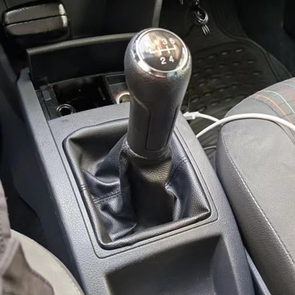 5-ступенчатая ручка переключения передач для Volkswagen VW Polo 9N 9N2 (2002-2009 гг.) Автомобильный Стайлинг Ручной Рычаг Чехол Кожаный Замена Багажника