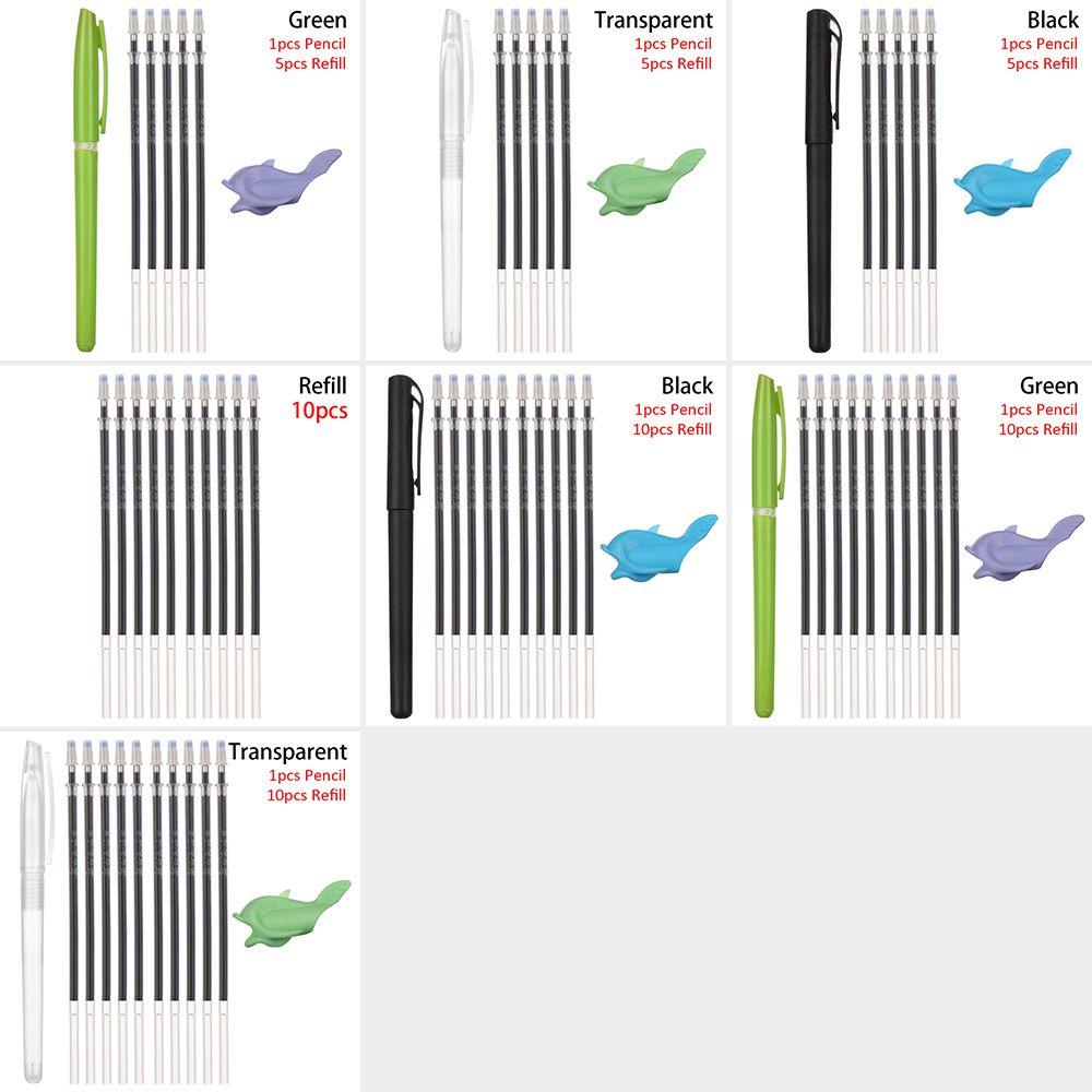 Automatically Blue Gel Pens Magic Pen Kit Disappearing Refill Invisible Ink Automatic Fade Pen