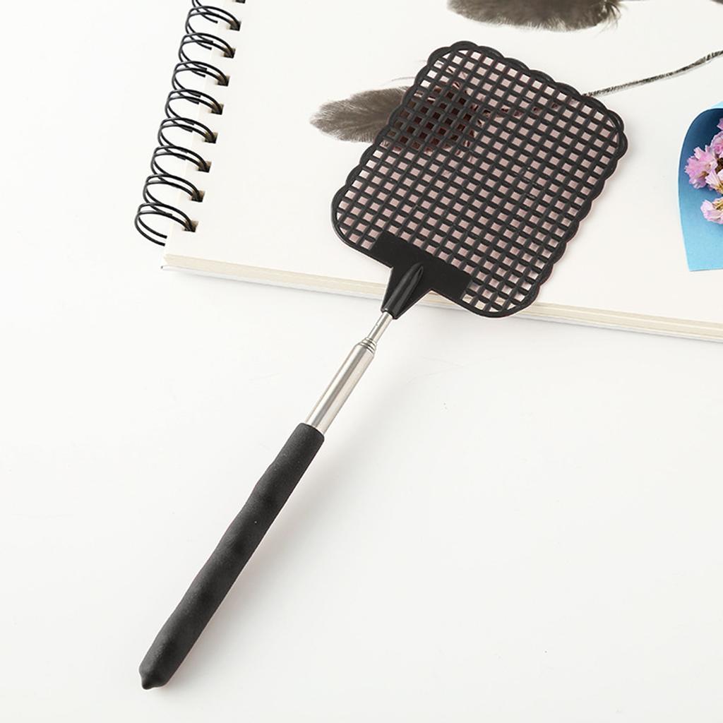 Mini Retractable Stainless Steel Fly Swatter Durable Retractable Fly Swatter