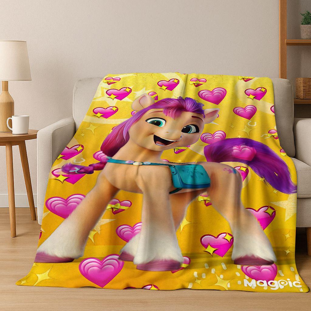 26 Стилей My Little Pony Единорог Мультфильм Фланелевое Одеяло, Теплое и Уютное Мягкое Плед для Дома Спальни Кровати Дивана Покрытие Дети