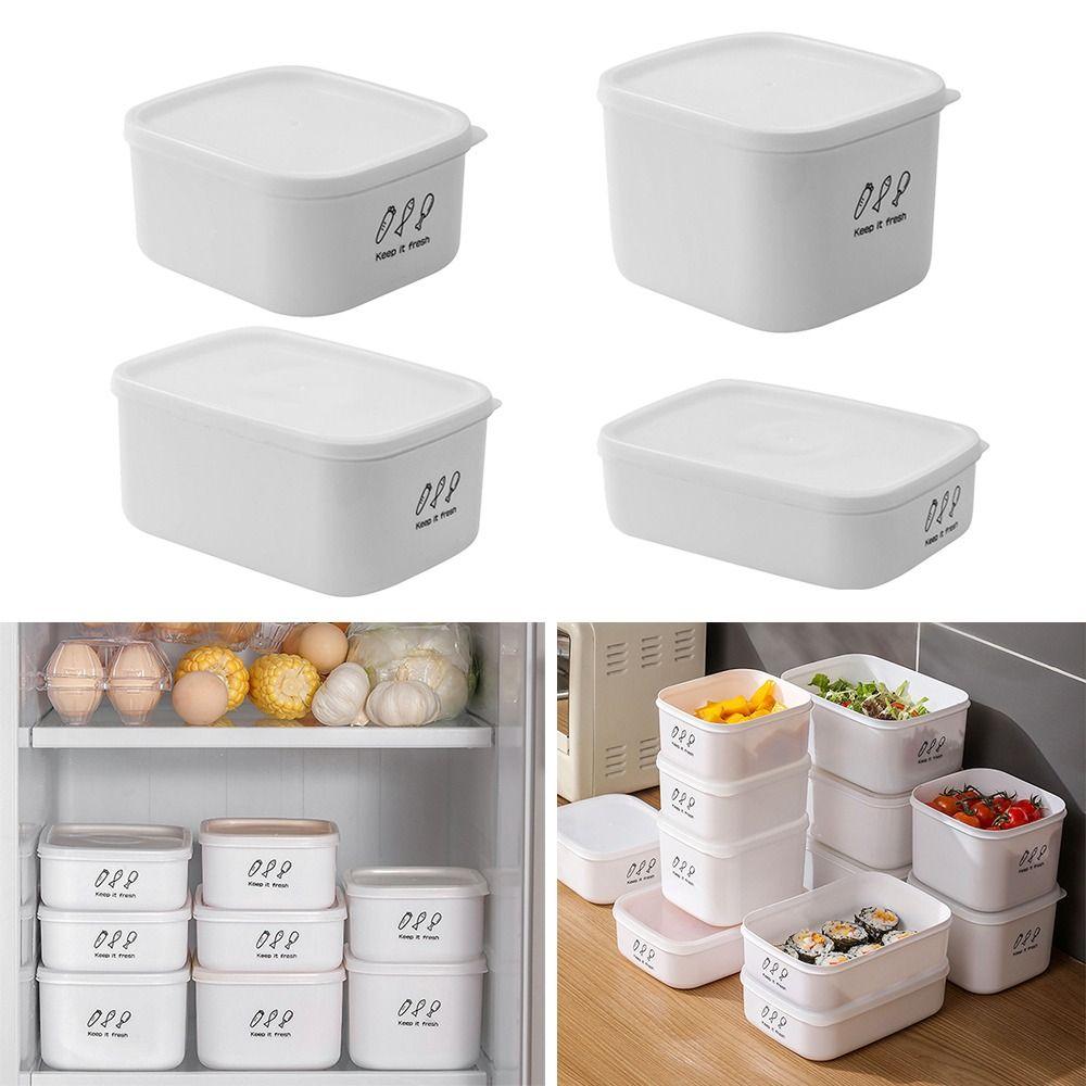 Moisture-proof Food Storage Box Fresh-keeping Fridge Organizer Useful Vegetables Food Container