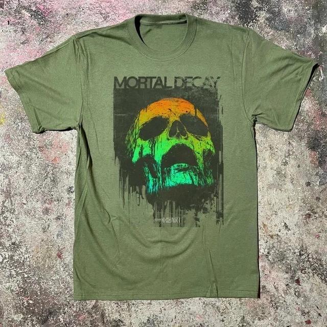 Vintage Mortal Decay Band Rock Millitay Green S to 5XL Concert Shirt CA044 Unisex T-Shirt