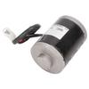 12V 120W Brushed Motor High Speed Small Brushed Motor with Belt Pulley for Electric Scooters