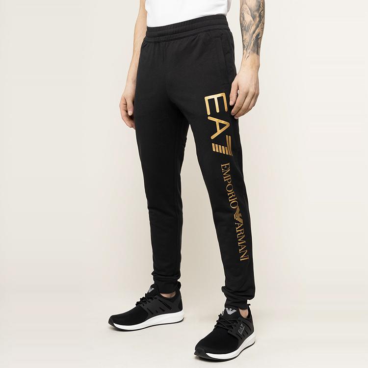 EMPORIO ARMANI Knitted Sweatpants Men's Black 8NPPC3-PJ05Z-1203