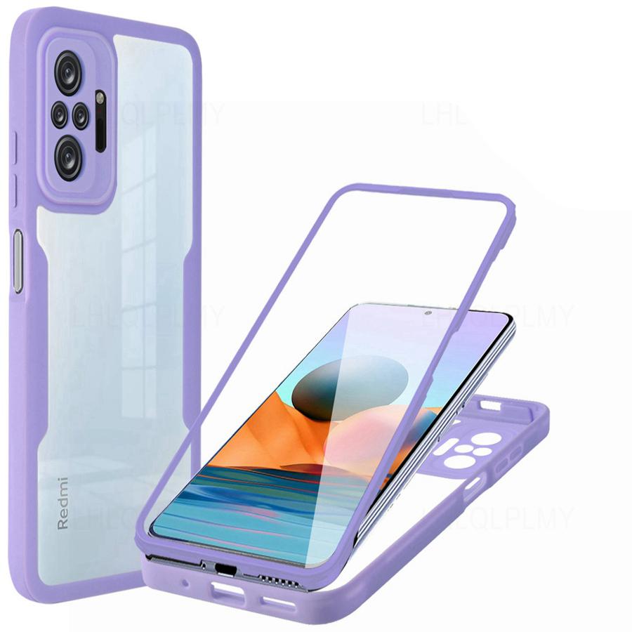 Front Back Protect ShockProof Case For Xiaomi Redmi 9T 9A 10A 9C 10C Note 10S 11S 9 10 Pro 5G A1 Plus Mi 11 Lite 11i 11T Cover