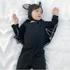 European & American Baby Bat Hooded Romper Set: Boys & Girls Onesie Jumpsuit (2-Piece).