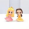 MINISO Фигурки Маленькая Q-версия Принцесса Набор из семи штук, Коллекционные фигурки, Подходят для различных типов комнат, Домашние кукольные украшения