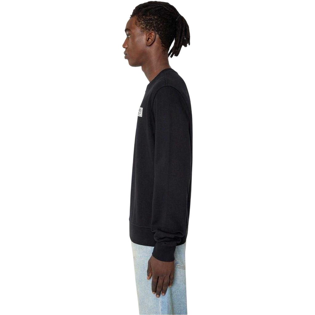 Diesel Mens Logo Crew Neck Sweatshirt