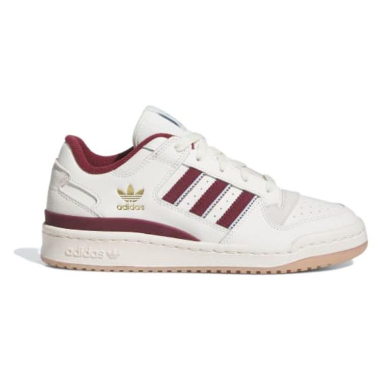 adidas Forum Low CL White Shadow Red Женские кроссовки Cloud-White Cream-White IG3965
