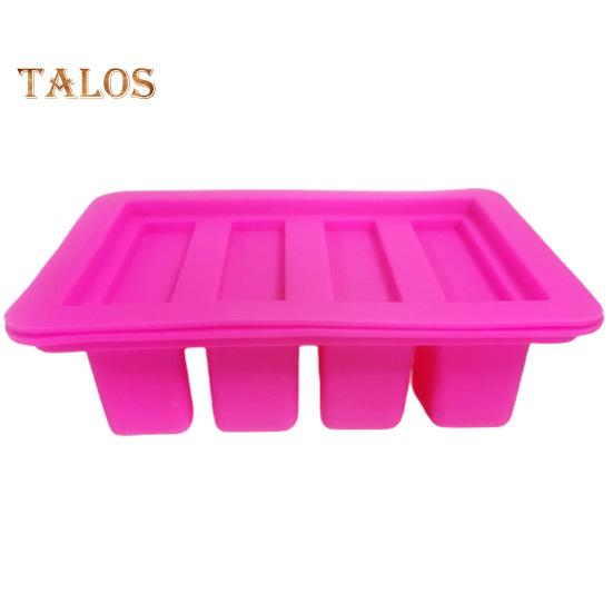 Силиконовая форма для масла с герметичной крышкой, 4 полости, пищевая форма для изготовления домашнего масла, ящик для хранения в холодильнике, контейнер для еды, кухонные принадлежности