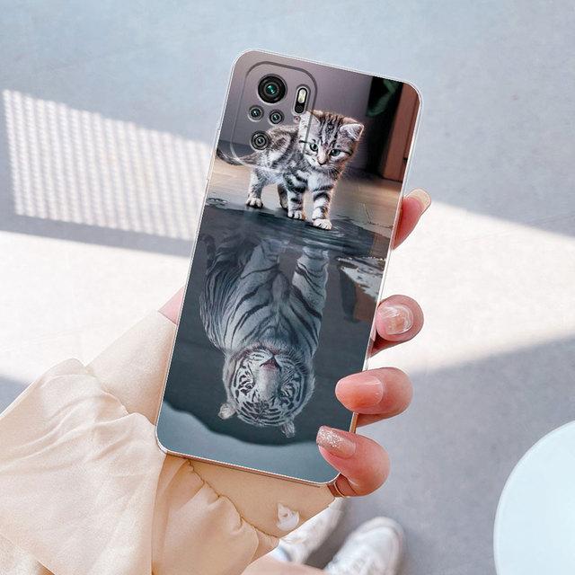 Чехол для Xiaomi Redmi Note 10 Redmi Note 10s, прозрачный мягкий силиконовый чехол для телефона Redmi Note 10 Pro, задняя крышка Note10 5G Fundas