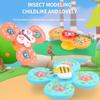 Infant And Child Suction Cup Rotating Music Rattle Toy 0-2 Years Old Baby Bathroom Dining Table Rotating Windmill Toy