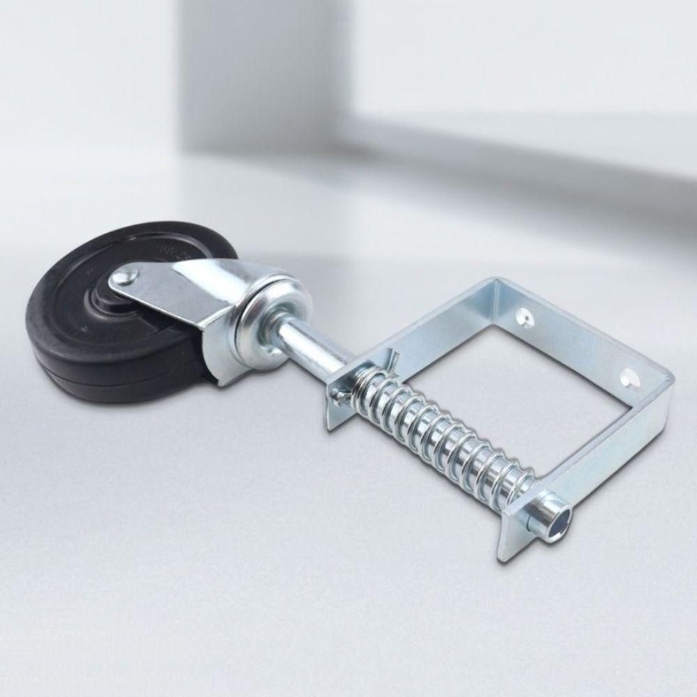 Heavy-duty Spring Loaded Caster 4 Inch Spring Damping Wheel Door Gate Wheel  Household