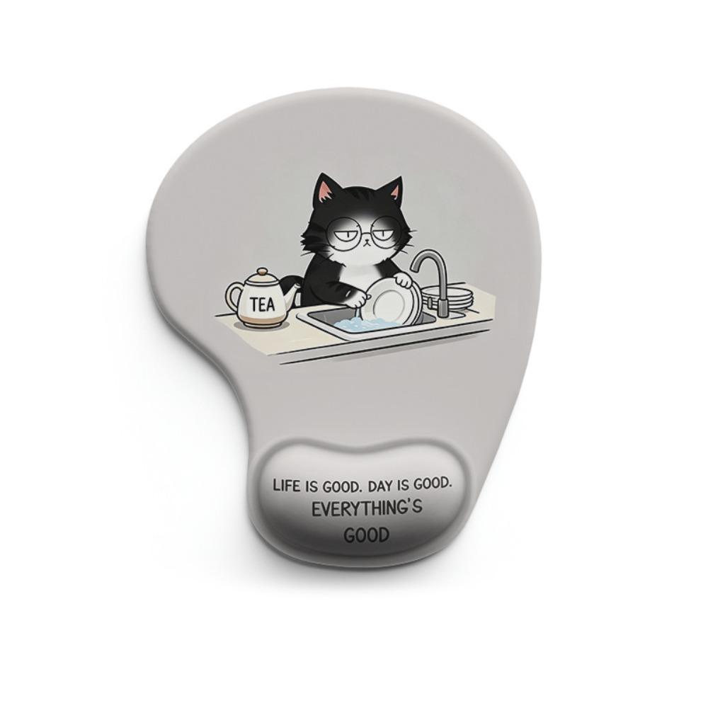 Non-Slip Cartoon Animal Mouse Pad Soft Desktop Wrist Support Comfortable Wrist Rest Computer