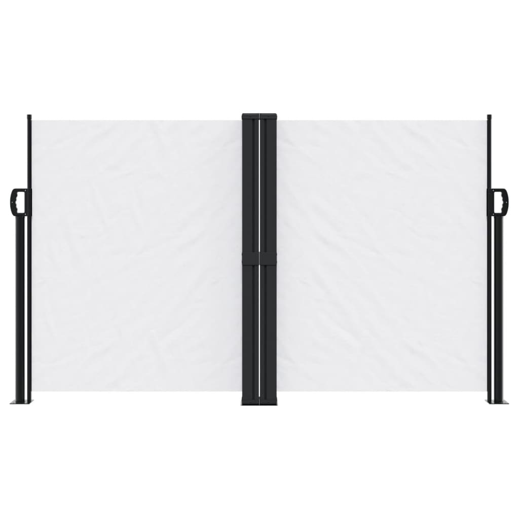 Retractable Side Awning White 140 x 600 cm