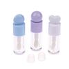 Transparent 4ml Lip Gloss Tube Matte Thick Rod Large Brush Head Empty Bottle Lips Glaze Container Makeup Packaging Material