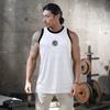 Summer Youth Wide Shoulder Comfortable Sleeveless Tops Breathable Polyester Men's Sweat-absorbing Bodybuilding Tank Tops