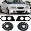 2 шт. Крышка противотуманной фары для BMW E46 M3 2001- 2006 Светодиодная противотуманная фара Фара Передний бампер Крышка противотуманной фары Двойные отверстия