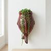 Rustic Style Fish Ornaments No-Drill Wall Mounted Planter Unique Decorative Floral Ware  Outdoor