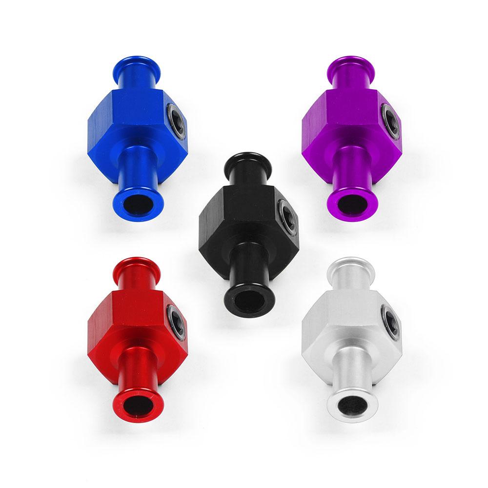 Fuel Nitrous Pressure Gauge T Universal Adapter 3/8" Hose 1/8" NPT Port