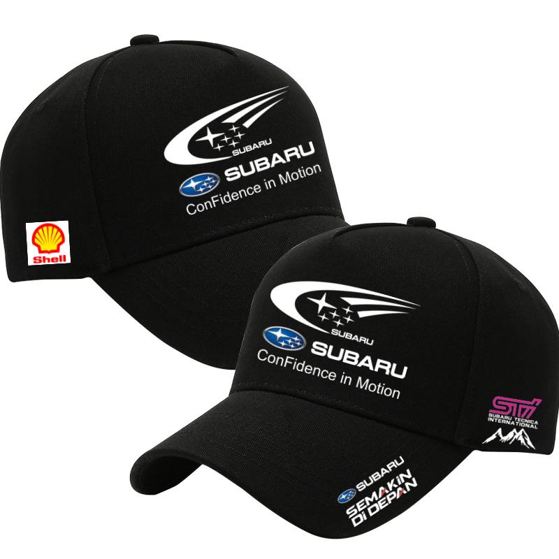 1pc Car Baseball Cap Sunshade Hat Print Outdoors Sports Casual Hat Gift For Subaru Impreza Legacy WRX STI BRZ Forester Race