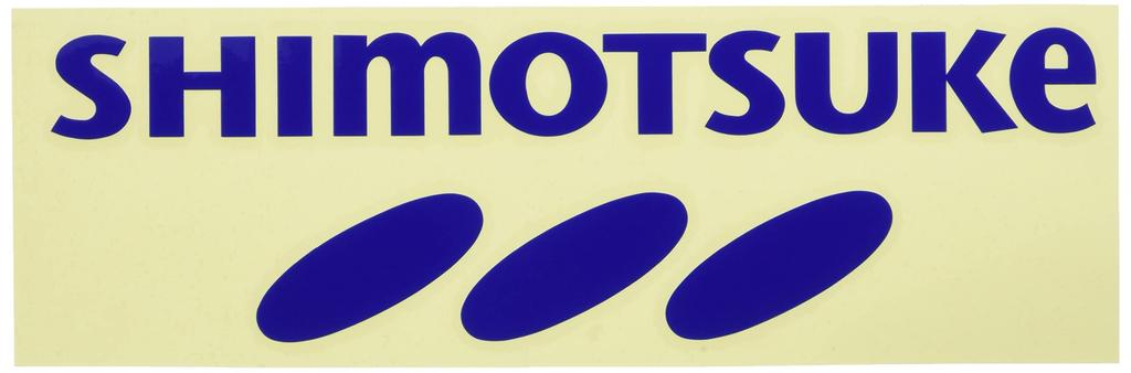 SHIMOTSUKE Shimotsuke Original Sticker Blue