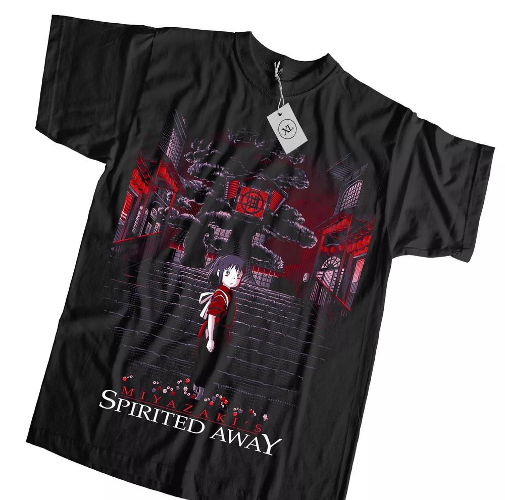 Студия Гибли Рубашка Кики Studio Ghibli Кики, Джиджи Новая Футболка Черная Унисекс Футболка