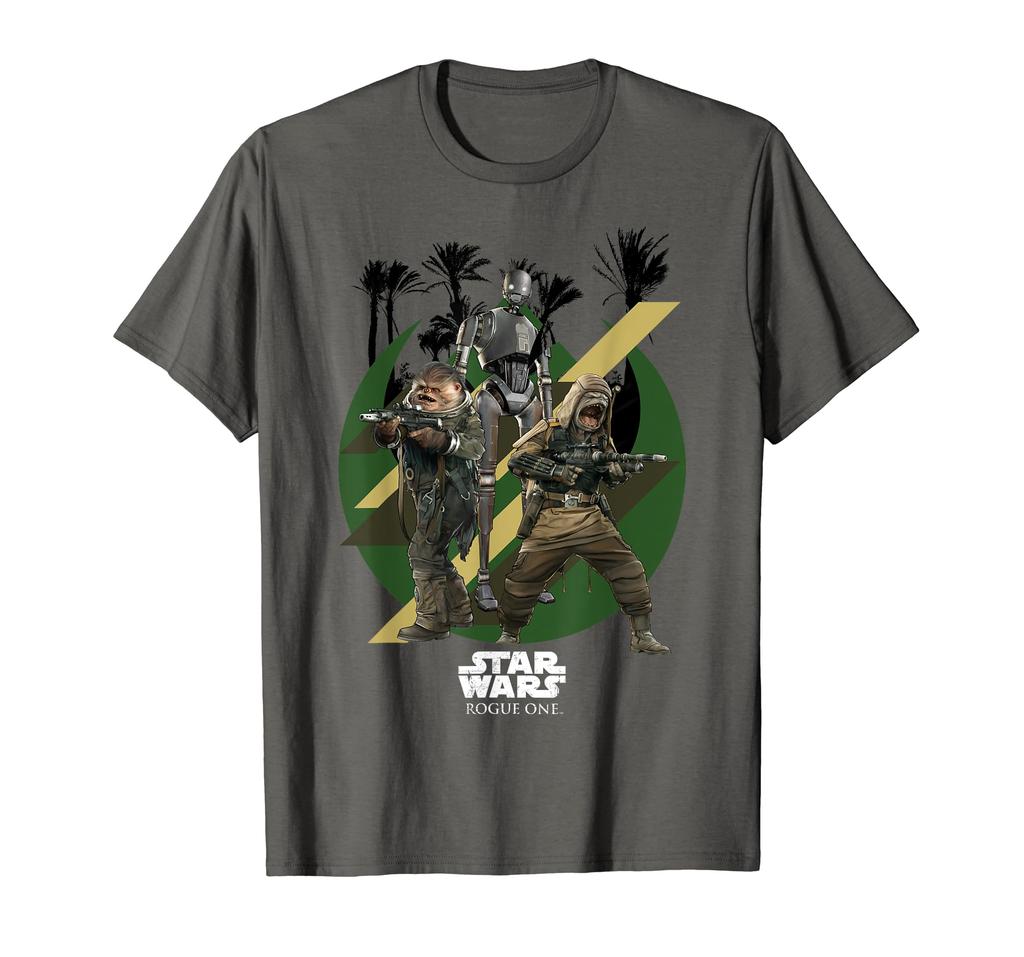 STAR WARS Rogue One Scarif Warriors Pao Bistan K-2SO T-Shirt