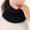 Women Detachable Warm Knitted Fake Collar Neck Warmer Scarf Turtleneck