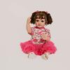 22'' 55 см полноразмерная силиконовая кукла-реборн для малышей Betty Beautiful Princess Girl Newborn Dolls с настоящими, как будто вручную прошитыми волосами, детская игрушка-кукла, подарки для детей