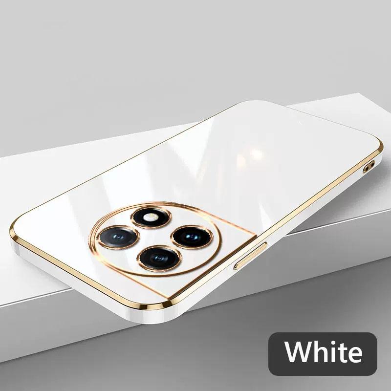 Роскошный чехол для телефона с квадратным покрытием для OnePlus 11 11R OnePlus11 OnePlus11R One Plus 11 5G противоударная мягкая силиконовая задняя крышка