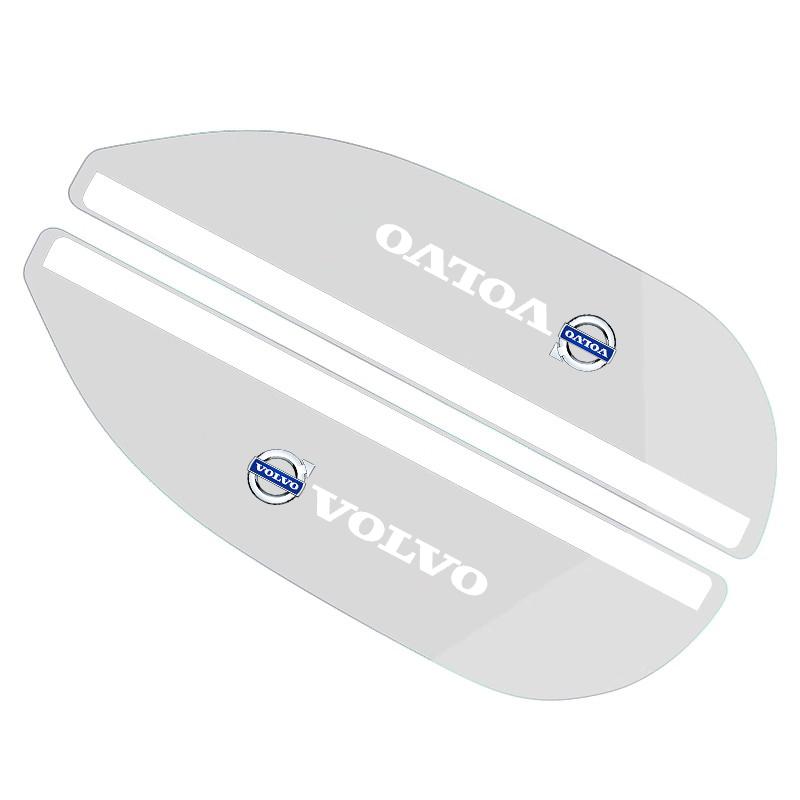 For Volvo 2Pcs Car Rearview Mirror Rain Eyebrow Rainproof Shield Accessories For Volvo XC90 V90 V60 XC60 V40 EC40 EX40 S80 S60 S