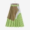 ZANZEA Womens Summer Casual Patchwork Loose Floral Print Long Skirts