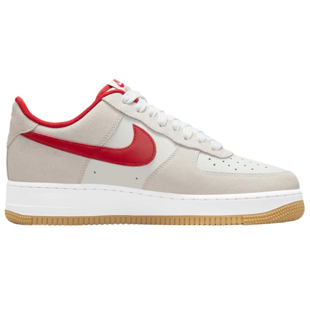 Nike Air Force 1 07 LV8 Photon Dust Varsity Red Unisex Sneakers White Summit-White Gum-Yellow IB6388-101