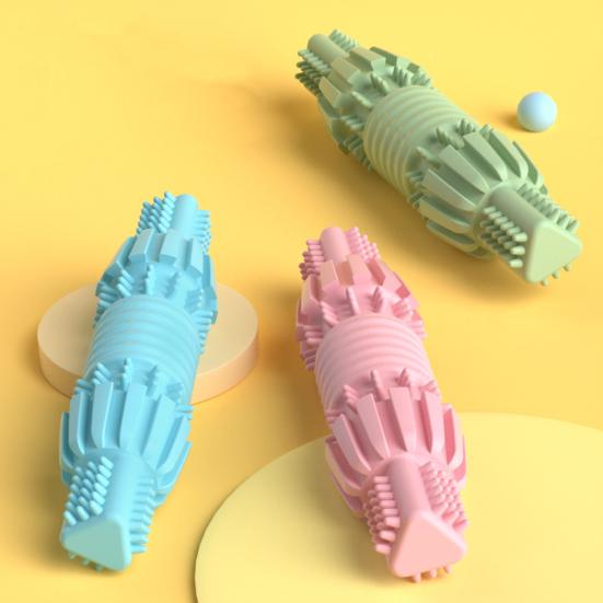 Bite Resistant Dog Chew Toy Stress Relief Release Energy Interactive Teeth Cleaning Puppy Toy for Aggressive Chewers Small Medium Breed