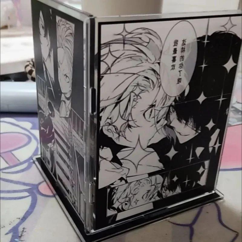 Аниме Действие Игрушка Bungo Stray Dogs Фигурки Сцена Комбинация Предметы интерьера Дадзай Осаму Накахара Чуя Акрил
