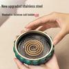 Newcomer Exclusive: Fireproof Coil & Stick Incense Holder with Cotton Pad