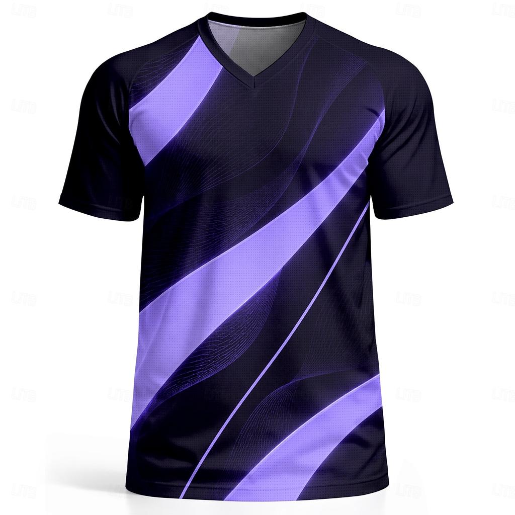 Men Black Neon Green Soccer Jersey, Quick Dry Mesh UPF50+ Fan Sport Top