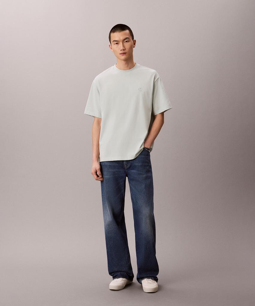 Kaelbinkeullainjin Свободный крой Охлаждающая трикотажная футболка Monologo Tee 4Rg251G 3Q0