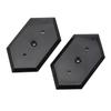 2 Sets Skateboard Hanger Wall Mounting Deck Rack Skateboarding Display and Storage Mount Kit Black