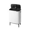Poubelle - BRABANTIA - Bo Touch Bin Hi - 60 L - Blanc - Touch