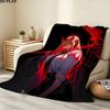 1PC Franxx Zero Two Patterned Flannel Blanket Suitable For All Seasons For Home Decor Warmth And Comfort Gifts Holiday Present
