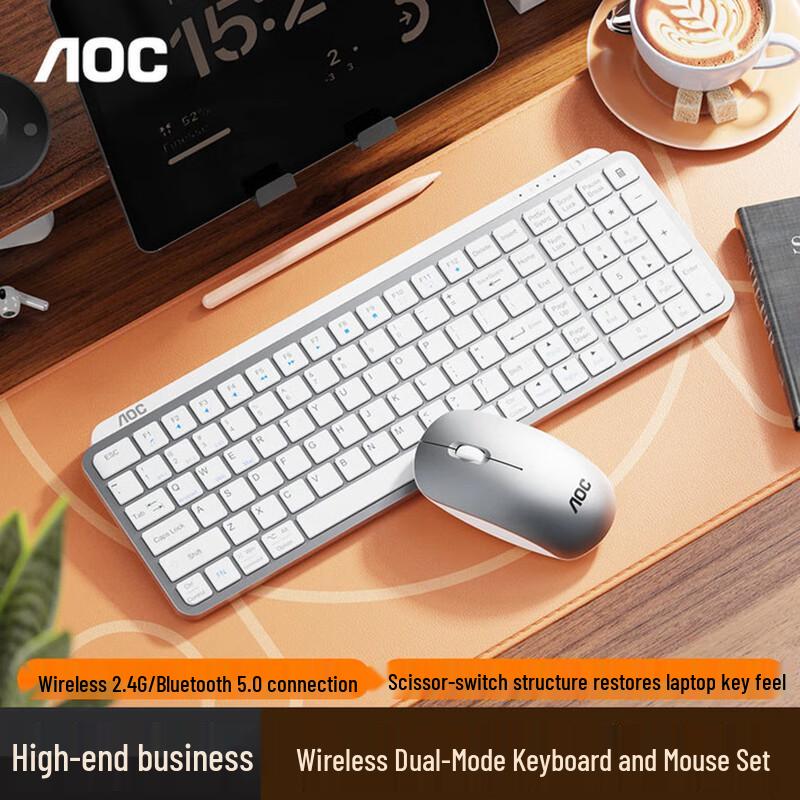 Беспроводной Bluetooth-комплект клавиатуры и мыши AOC