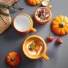 Creative Ceramic Pumpkin Mug with Lid